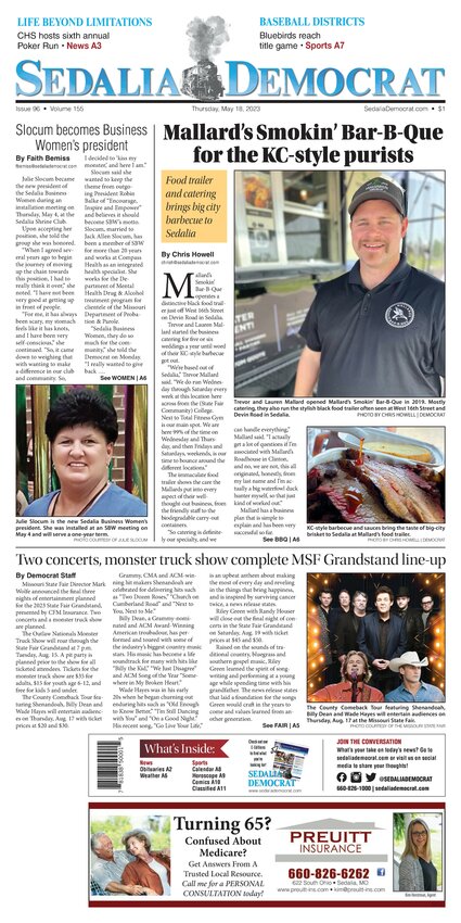 Thursday May, 18, 2023 | Sedalia Democrat